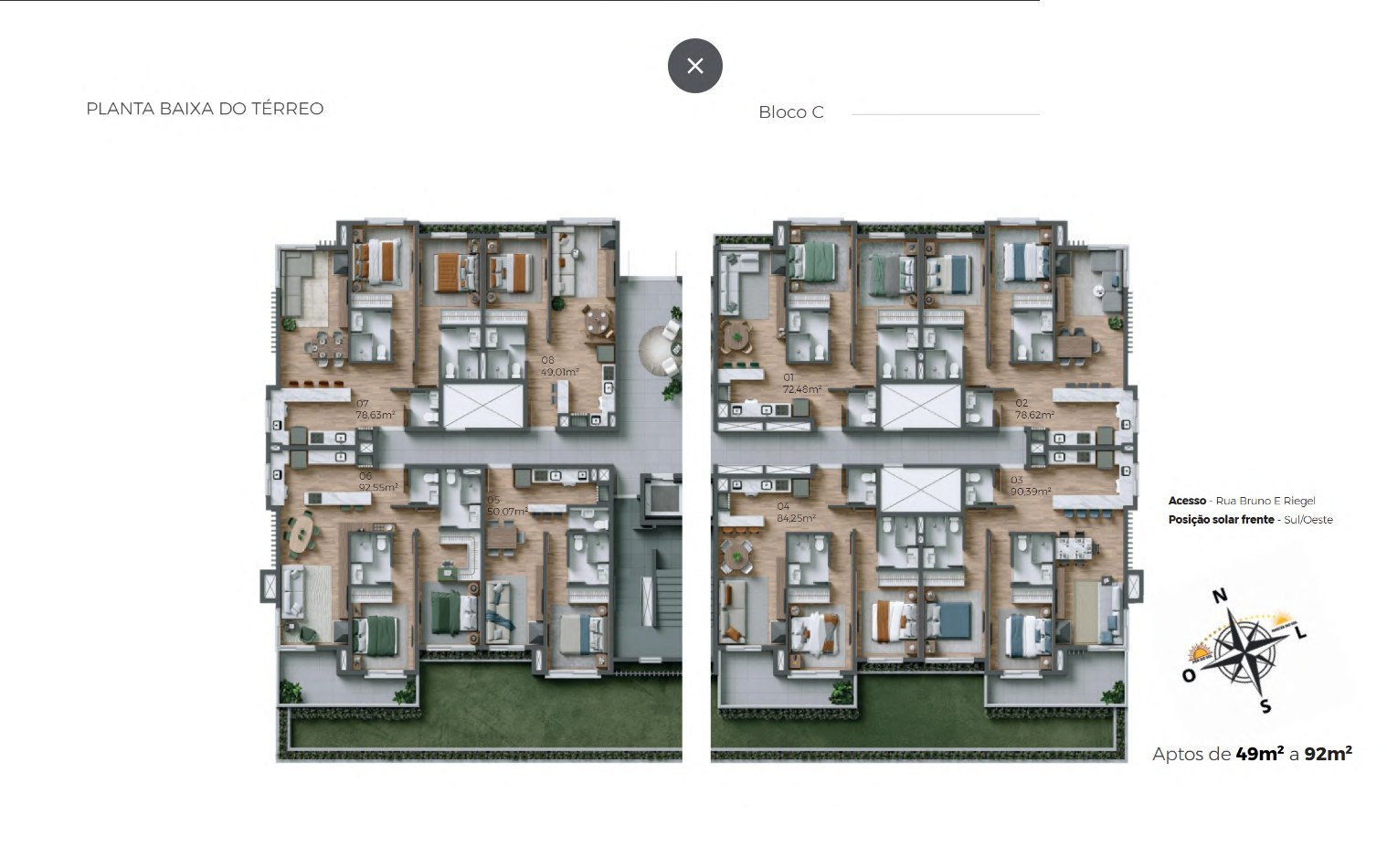 Planta baixa do térreo — Bloco C